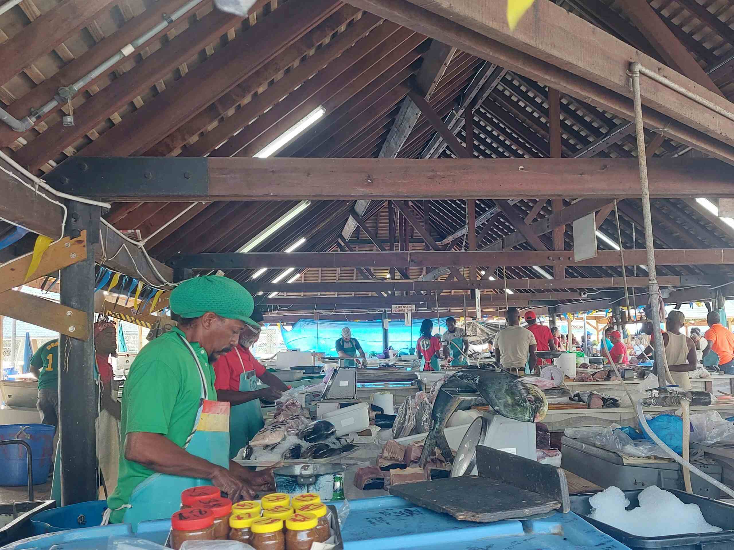 Oistins' Berinda Cox Fish Market Closed for Whit Monday Public Holiday