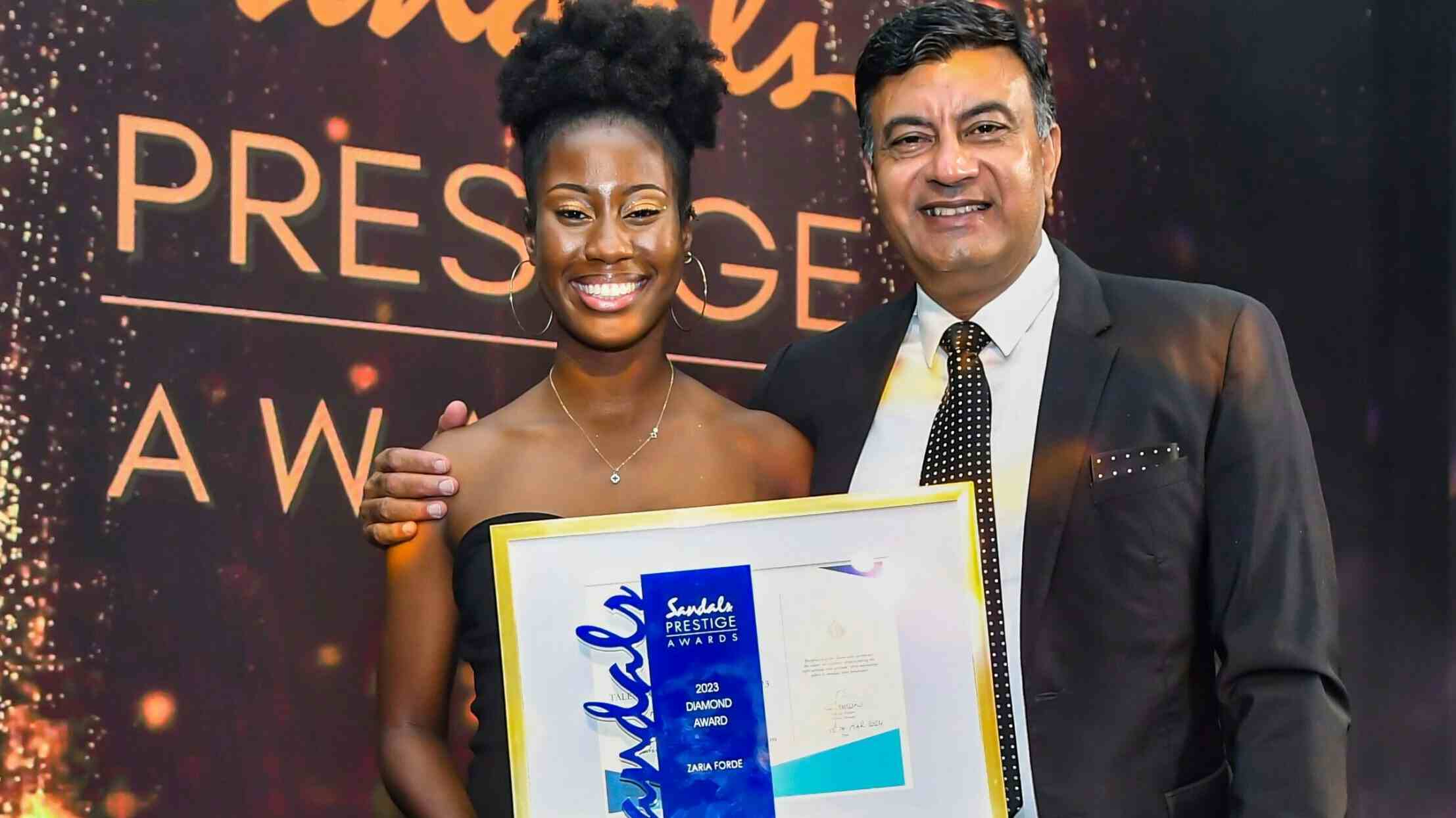 Meet Zaria Forde: Sandals Barbados 2023 Diamond Team Member of the Year | Prestige Awards Winner