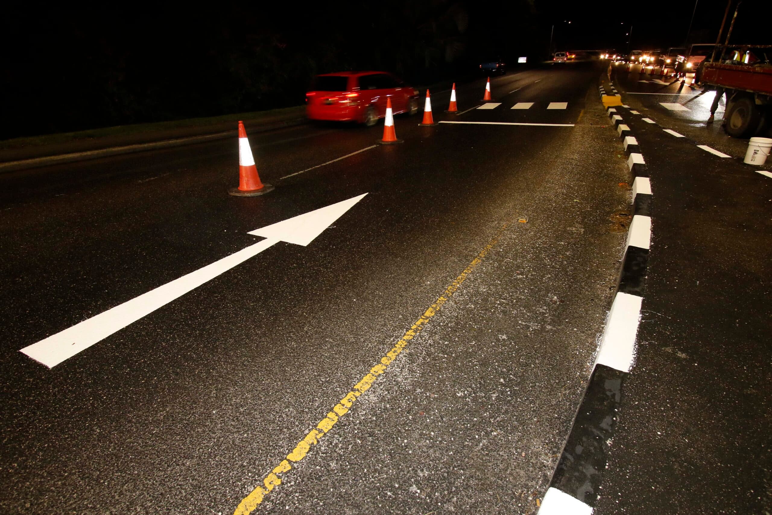 Road Marking Works Scheduled on ABC Highway