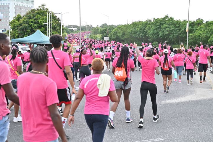 Barbados Cancer Society's Walk for the Cure Event Garners Significant Turnout, Kicks off Cancer Awareness Campaign