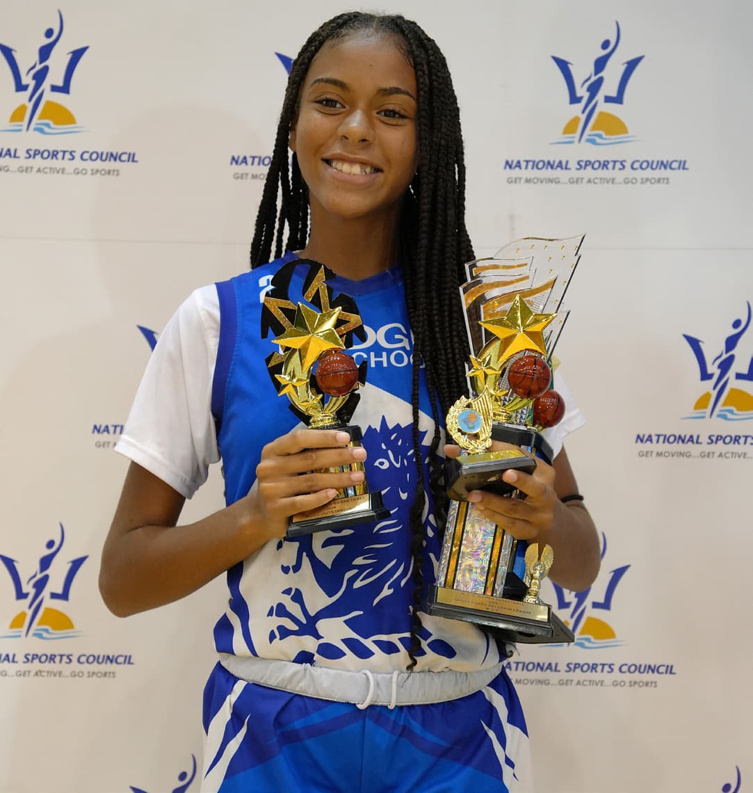 McKenna Clarke Leads Lodge School to Back-to-Back Titles in NSC Girls Basketball Competition