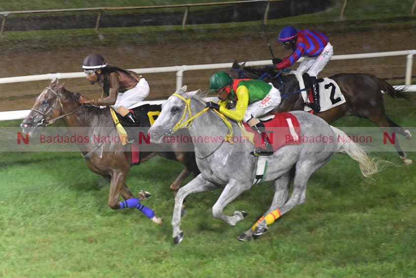 Shane Collymore Secures Victory astride Rene at Barbados Turf Club Season Opener
